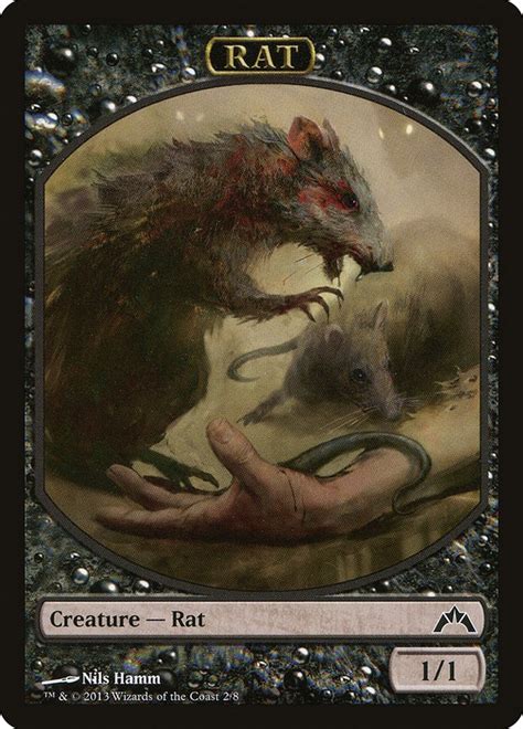 Rat Token Gatecrash Magic The Gathering