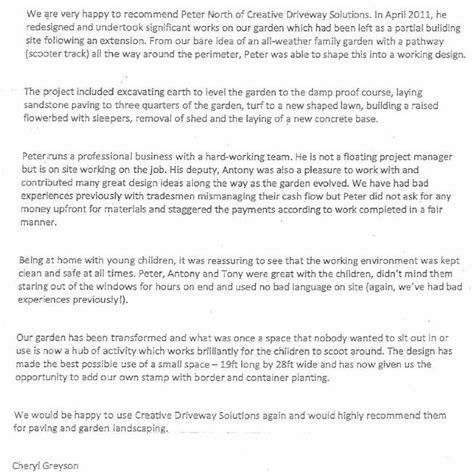 Creative Driveway Solutions Testimonials Creating Beautiful Driveways