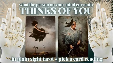 PICK A CARD WHAT THE PERSON ON YOUR MIND THINKS OF YOU YouTube