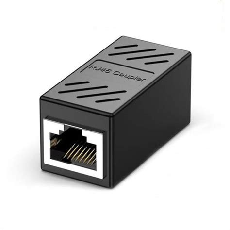 Adaptador Emenda Rj45 Extensor Cat5 Cat6 Cat7 Rede Ethernet Conector