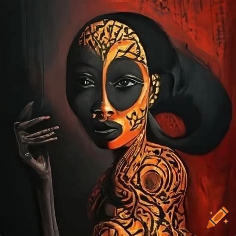 Futuristic Surrealism Art Inspired By African Tribe