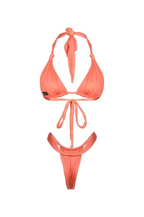 Gili Bikini Orange Flame Cinnamon Swimwear