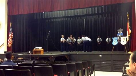 Seventy First High School NC 071 AFJROTC Drill Armed Exhibition AS 1