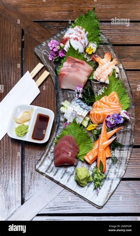 Sashimi Variety Hi Res Stock Photography And Images Alamy