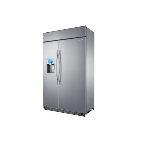 Samsung True 265 Cu Ft Built In Side By Side Refrigerator With Ice Maker Stainless Steel In