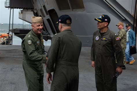 Dvids Images U S Navy Rear Adm Roy Kelley Shakes Hands With Capt