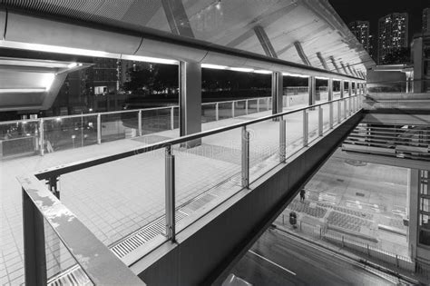 Modern Pedestrian Walkway Stock Photo Image Of Pathway 204185488