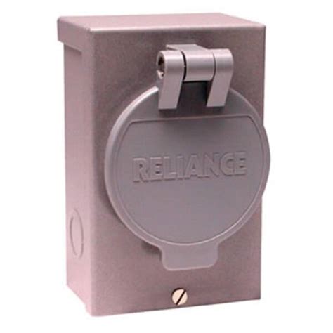 RELIANCE CONTROLS PB50 125/250-Volt 50-Amp Power Inlet Box at Sutherlands