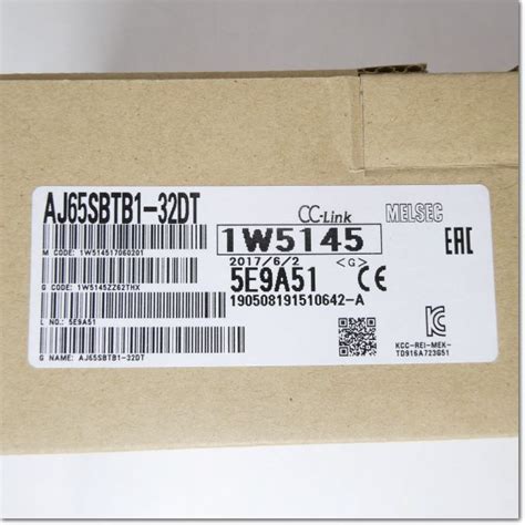 FA機器ドットコム AJ65SBTB1 32DT CC LinkリモートI Oユニット DC入力16点 トランジスタ出力16点 端子台