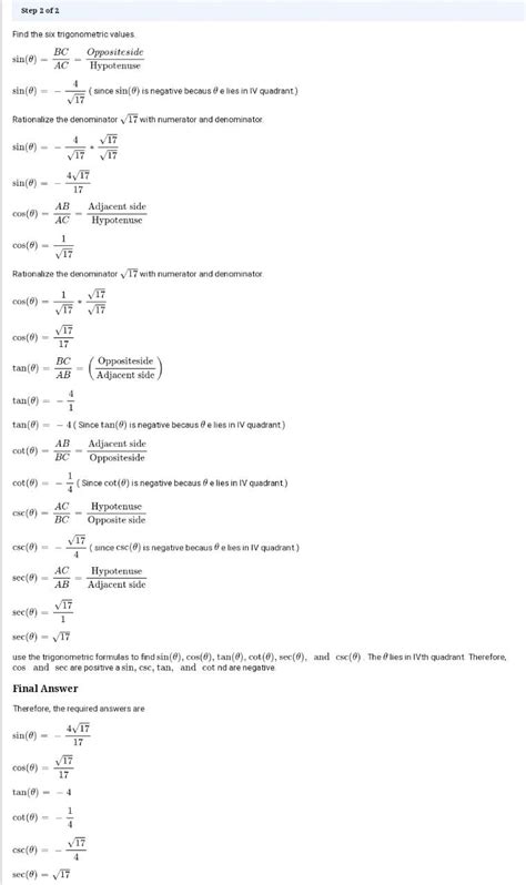 Solved The Equation With A Restriction On X Is The Terminal Side Of