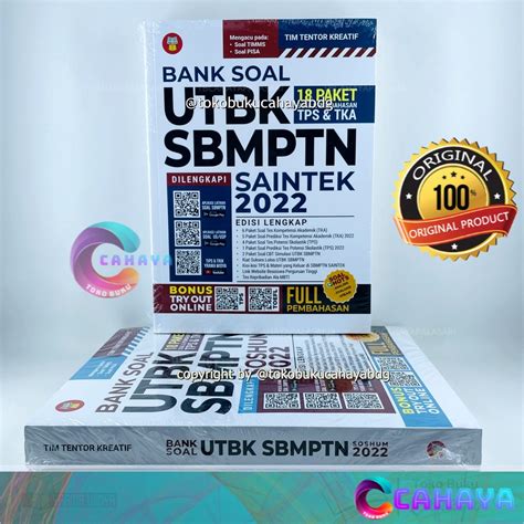 Jual Buku Bank Soal Utbk Sbmptn Saintek 2022 Yrama Widya Buku Original