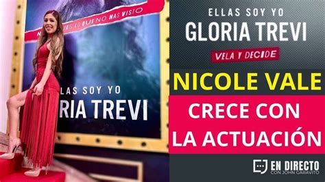 Nicole Vale Crece Con La Actuaci N En Ellas Soy Yo De Gloria Trevi