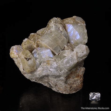 Feldspar Var Moonstone Rough And Cut Set RNC15 045 El Pili Mine