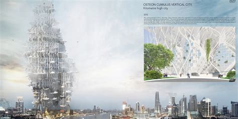 Osteon Cumulus Vertical City Kilometer High City Evolo Architecture Magazine