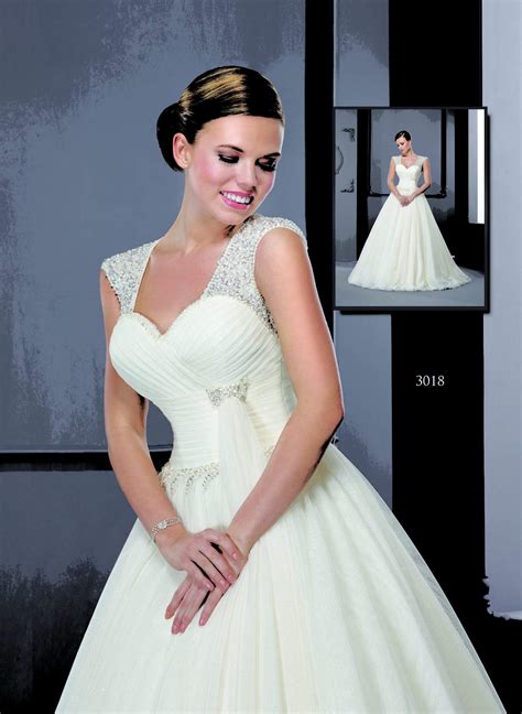 Style T3018 Ruched Bridal Dresses Darius