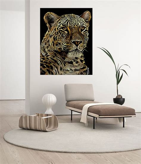 Lyngo Leopard Digital Arts By L Roche Artmajeur