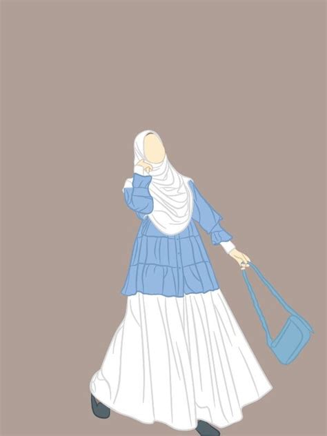 Pin Di Notebook Cover Inspos Kartun Hijab Ilustrasi Karakter Gambar