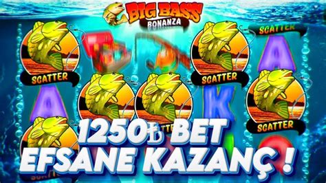 SLOT OYUNLARI BIG BASS BONANZA 1250 BET EFSANE KAZANÇ YouTube