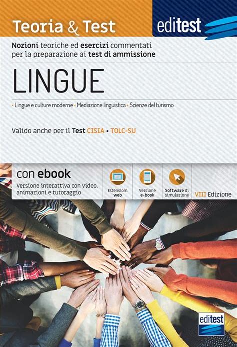 Editest Lingue Teoria Test Nozioni Teoriche Ed Esercizi Commentati