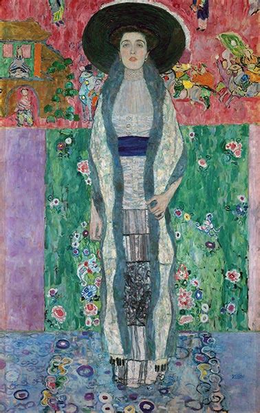 Portrait Of Adele Bloch Bauer II Klimt Painting Reproduction 2640