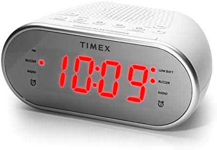 Amazon Timex Reloj Despertador Con Radio Am Fm Y Ajustes