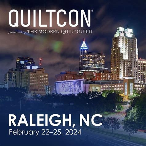 Quiltcon is coming to Raleigh in 2024! : r/triangle