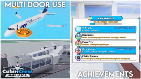 Cabin Crew Simulator Update 2 NEW Codes Double Jetways Achievements