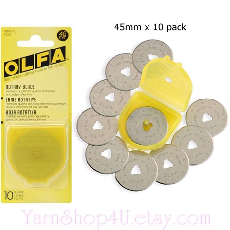 Pack Olfa Mm Rotary Blades Blades Olfa Brand Rotary