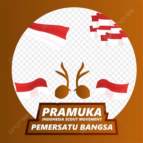 Scout Hari Pramuka Vector PNG Images Cool Twibbon Design Selamat Hari