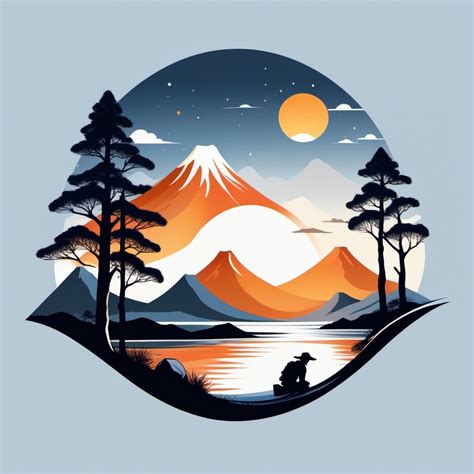 Minimalist Camping Scene With Japanese Style Stable Diffusion Online
