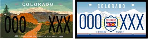 Coloradans Have Voted To Decide States 150th Anniversary License Plate