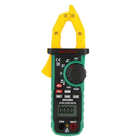 Mastech Faixa Auto Digital Clamp Meter True RMS AC DC Mult Metro Volt