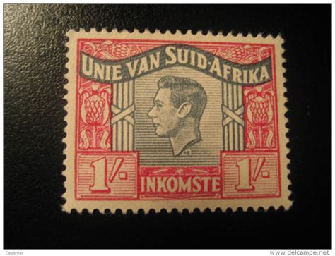 1 Shilling Unie Van Suid Afrika Union Of South Africa Stamp Revenue