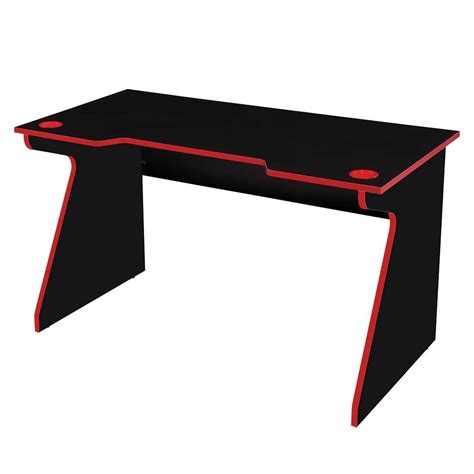 Birou Gaming Millenniu Negru Cu Rosu 120 Cm X 60 Cm X 74 Cm Emagro