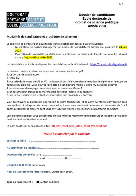 Clément Chauvet on Twitter Contrat doctoral appel à candidature