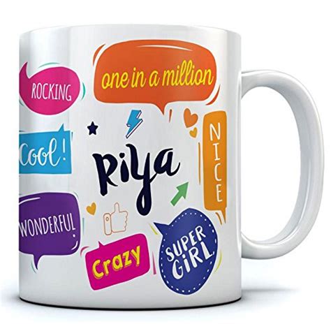 Buy Ramposh Riya Name Printed Ceramic Coffee Mug Ml Best Gift For