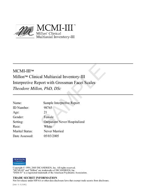 Mcmi Test Online 2020 2022 Fill And Sign Printable Template Online