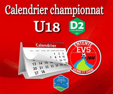 Actualit Calendrier Championnat U Evs Club Football Entente