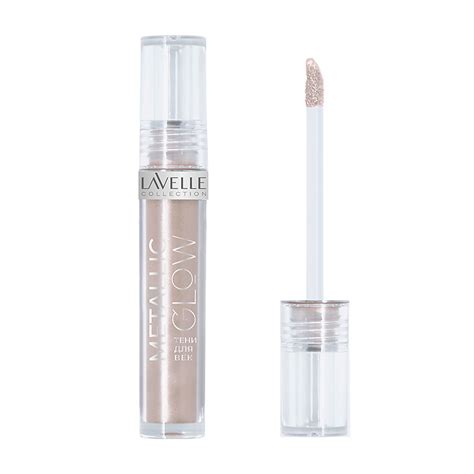 LAVELLE COLLECTION Тени жидкие для глаз METALLIC GLOW, тон 03 розовый ...