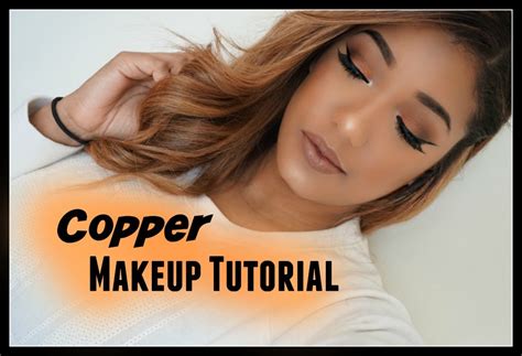 Copper Makeup Tutorial Morphe O Palette Youtube