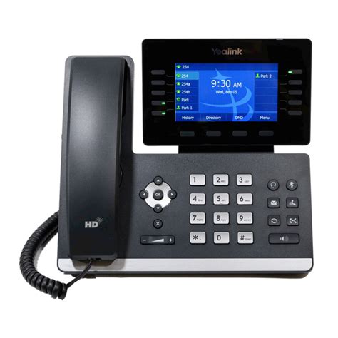 Yealink Sip T57w Desktop Telephone Quick User Manual Manualslib