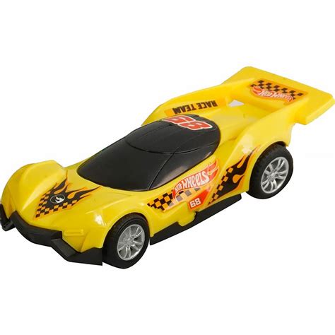 Carro Hot Wheels Fast Racer Luz e Fricção Sortido 13cm BR2084 Multikids DoRéMi