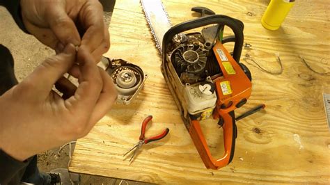 Chainsaw Pull Cord Repair YouTube