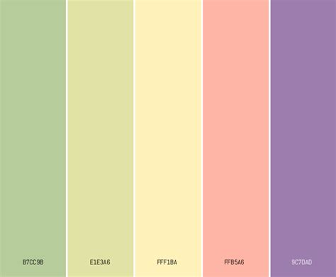 Autumn Matte Pastels Pastel Color Palettes