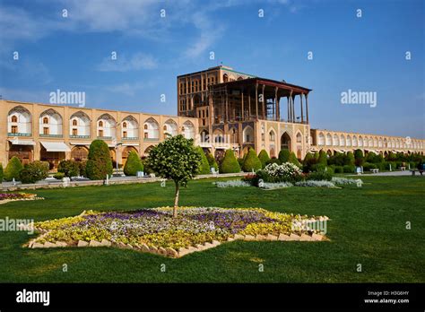 Iran Isfahan Imam Square Ali Qapu Palace World Heritage Of The