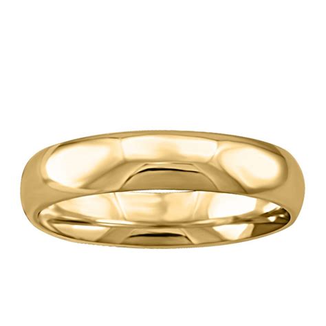 Mm Comfort Fit Wedding Band In Kt Yellow Gold Paris Jewellers