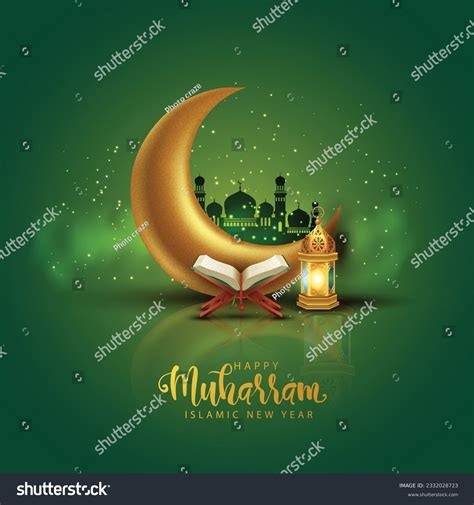 Happy Muharram Islamic New Hijri Year Royalty Free Stock Vector 2332028723