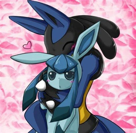 Lucario And Glaceon Pokemon Pokemon Pictures Pokemon Eeveelutions
