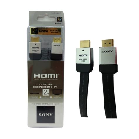 Jual Kabel Hdmi Sony M Flat Bulat Full Hd D Meter Shopee Indonesia