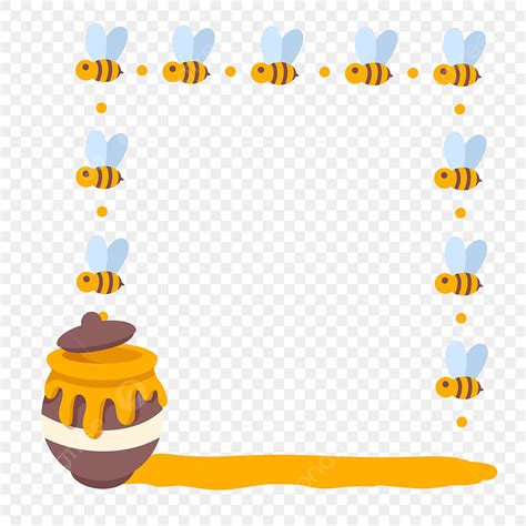 Bee Border Clipart at vanhughblog Blog